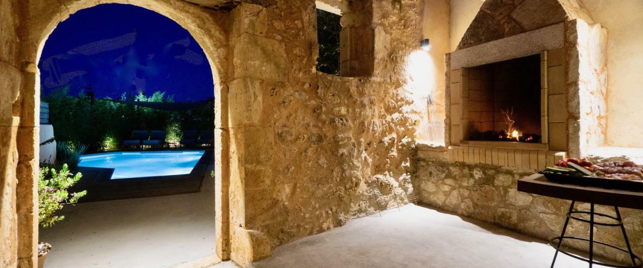 Almyrida Sands Luxury Stone Villa Xirostérnion 外观 照片