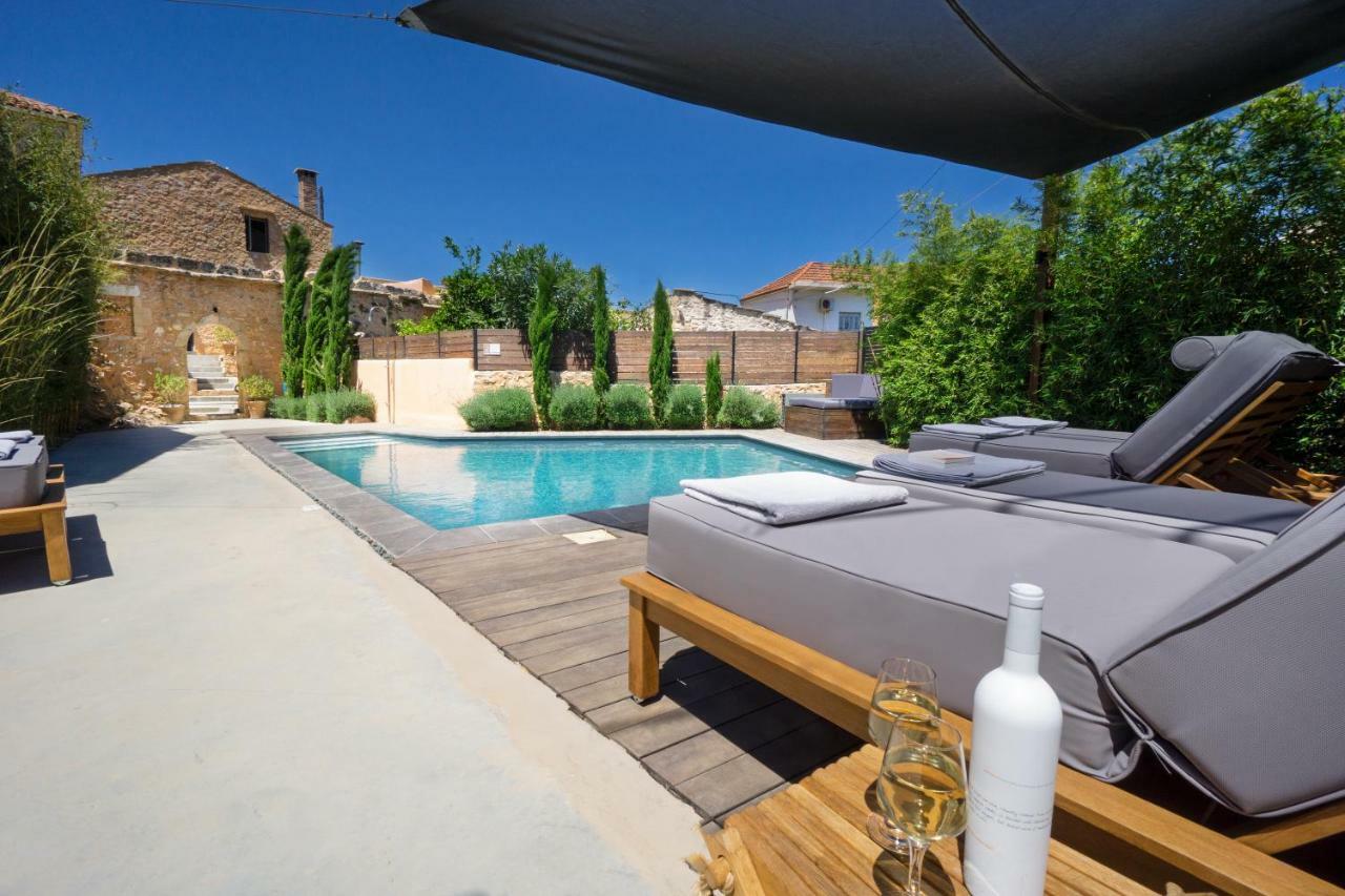Almyrida Sands Luxury Stone Villa Xirostérnion 外观 照片